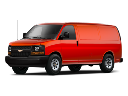 2010 CHEVROLET EXPRESS - Front View